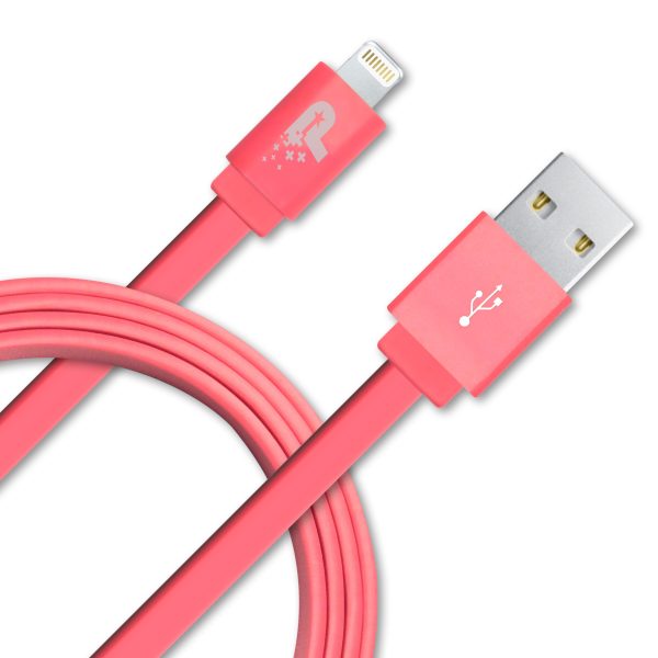 Cablu lightning Patriot roz 1m